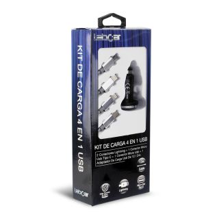 Labcar KIT DE CARGA 4 EN 1 USB