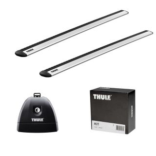 Solución THULE BARRA ALUMINIO WINGBAR EVO GREY BMW 1-SERIES 5-DR HATCHBACK AÑO  04-