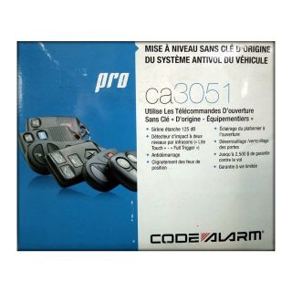 Code Alarm Alarma PRO CA-3051