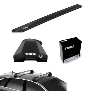 Solución Thule Barra Aluminio Edge Evo Line Up Black Kia Rio 5-Dr Hatchback, 17-