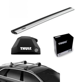 Solución Thule Barra Aluminio Edge Evo Line Up Grey Volvo Xc60 5-Dr Suv, 17-